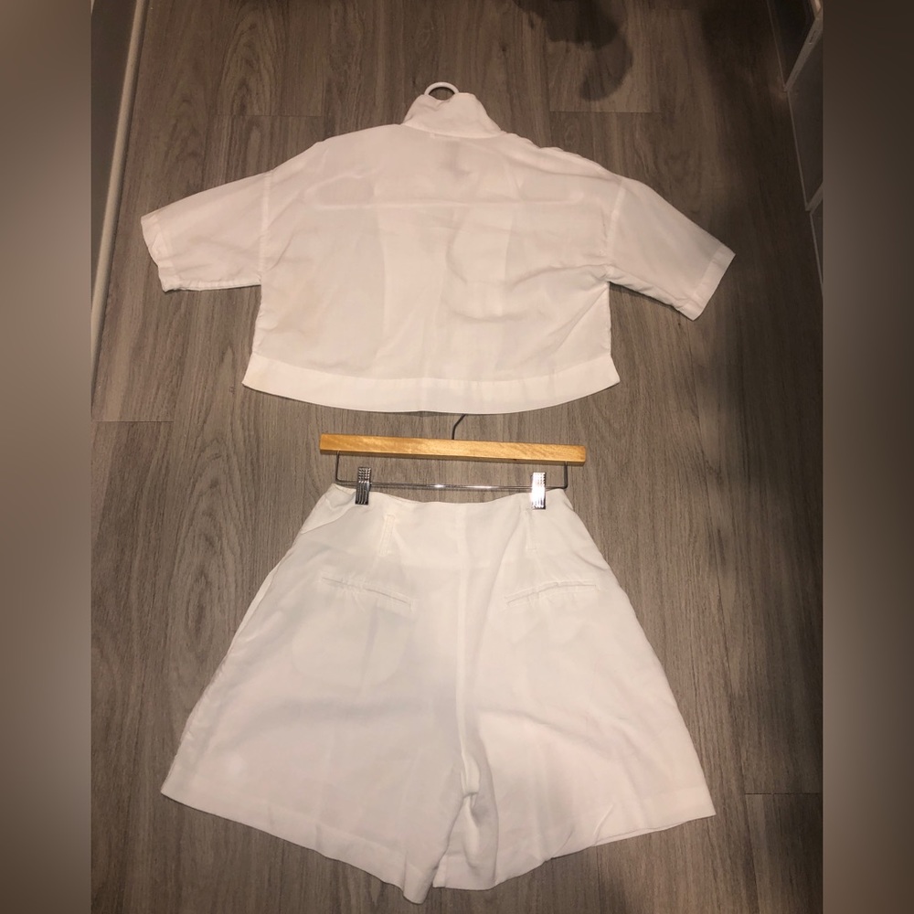 NIA White Linen Set - Picture 2 of 6